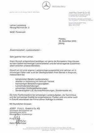 Referenz: JOSEF PAUL GmbH & Co. KG